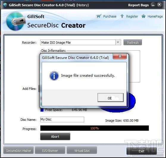 GiliSoft Secure Disc Creator,cd加密软件,光盘加密软件