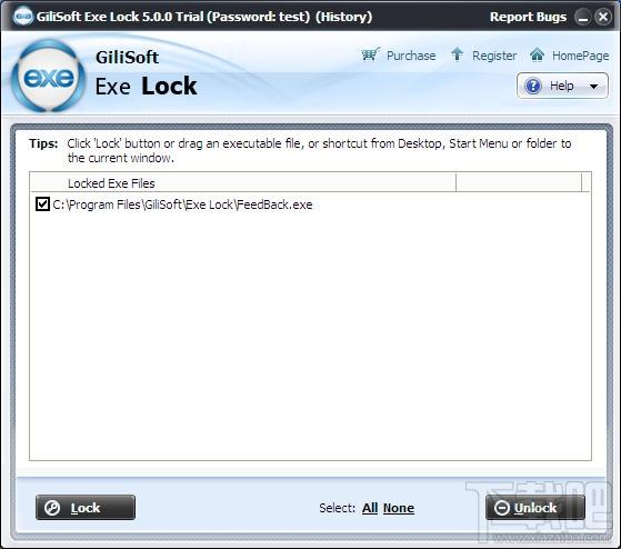 Gilisoft EXE Lock,exe程序加密锁,电脑程序锁软件