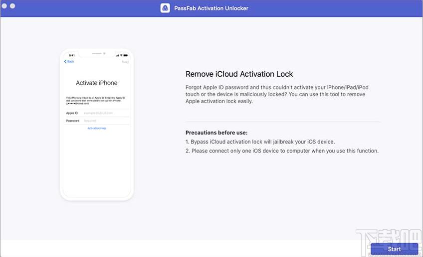 PassFab Activation Unlocker下载,苹果激活锁解锁软件,密码解锁